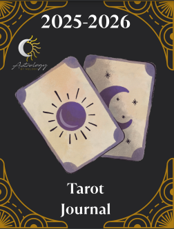 Tarot Journal 2025-2026 Astrology by Melody