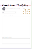Moon Planner Journal: With Intention Setting, Manifestation, monthly moon card spreads, moon trackers, vision boards, to-do lists, and blanked line journal pages