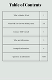 Shadow Work Journal: Contract with Yourself, Inner Child Work, Affirmations, & Intention Setting