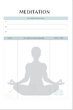 Spirituality Workbook Journal: Meditation, Self-Care, Yoga, Manifestation, Tarot, Aromatherapy, Dream journal, chakras, logging, note pages and  blanked line journal pages