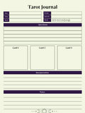 Tarot Journal 2025-2026