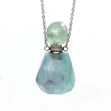 Gemstone Crystal Bottle Necklaces - Her Majesty's Goods