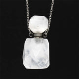 Gemstone Crystal Bottle Necklaces - Her Majesty's Goods