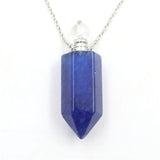Gemstone Crystal Bottle Necklaces - Her Majesty's Goods