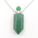 Gemstone Crystal Bottle Necklaces - Her Majesty's Goods