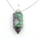 Gemstone Crystal Bottle Necklaces - Her Majesty's Goods