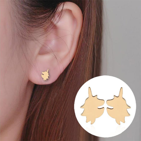 Mystical Unicorn Stud Earrings - Her Majesty's Goods