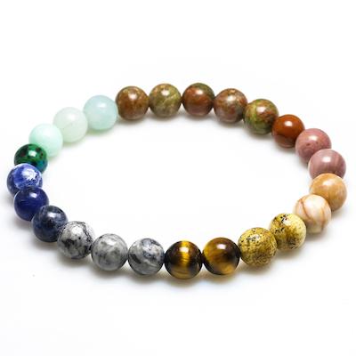 Solar System Natural Stone Beaded Bracelet - Her Majesty's Goods