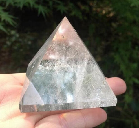Crystal Quartz Pyramid - Her Majesty's Goods