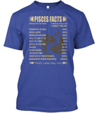 Pisces Facts T-Shirt - Her Majesty's Goods
