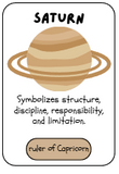 Astrology Learning Cards- Astrology by Melody - Her Majesty's Goods