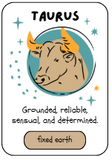Astrology Learning Cards- Astrology by Melody - Her Majesty's Goods