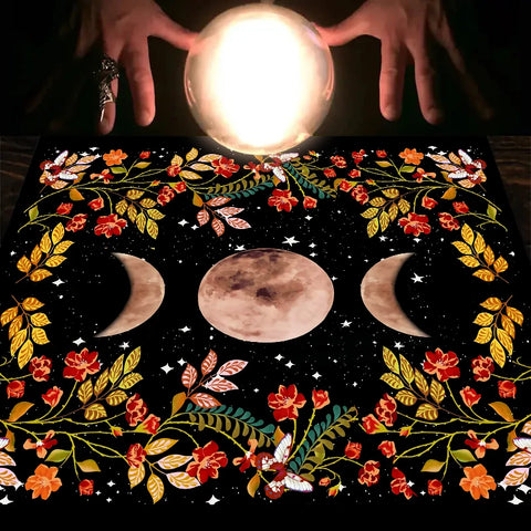 Triple Goddess Moon Cloth- Astrology by Melody