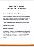 Unlock your Money Chakra Secrets: Workbook- Astrology by Melody - Her Majesty's Goods