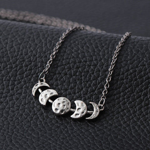 buy the best quality moon phases necklace online at Astrology by Melody