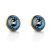 Zodiac Stud Earrings Cancer the Crab - Her Majesty's Goods