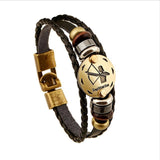 Bronze Zodiac Constellations Beaded Bracelets - Her Majesty's Goods