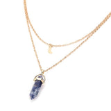 Natural Stone Quartz Pendant Necklaces - Her Majesty's Goods