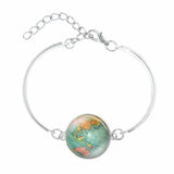Silver Chained Globe Bracelet - Her Majesty's Goods