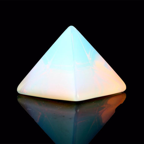 Natural Opalite Healing Pyramid - Her Majesty's Goods