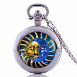 Sun & Moon Pendant Necklace - Her Majesty's Goods