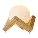 Rechargeable 2 Color Changing Touch Switch  Moon Lamp - Her Majesty's Goods