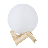 Rechargeable 2 Color Changing Touch Switch  Moon Lamp - Her Majesty's Goods