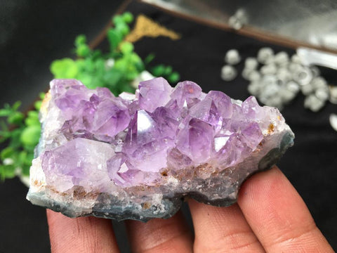 Natural Amethyst Crystal Cluster - Her Majesty's Goods