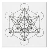 Flower of Life Sacred Geometry Crystal Grid Cloth - Her Majesty's Goods
